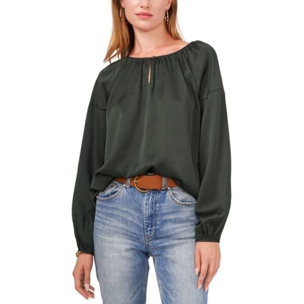 Elegant Green Women's Top
